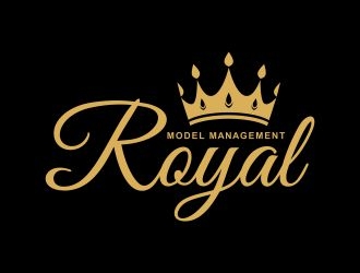 Royal Model Management  logo design by arenug