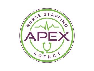 Apex Nurse Staffing Agency logo design by arenug