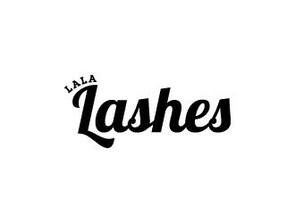 Lala Lashes  logo design by dshineart