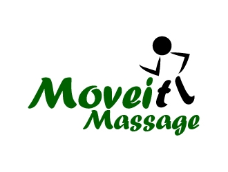 Moveit Massage logo design by BeezlyDesigns