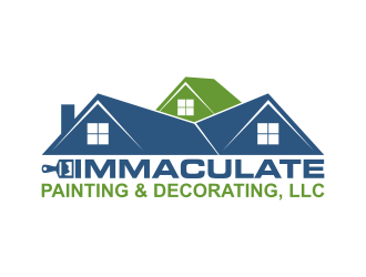 Immaculate Painting & Decorating, LLC logo design by rykos
