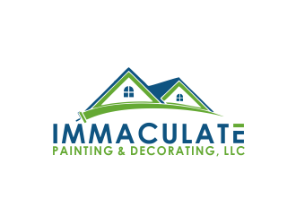 Immaculate Painting & Decorating, LLC logo design by giphone