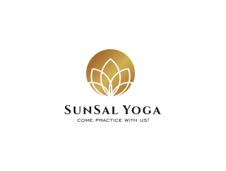 SunSal Yoga  logo design by FloVal
