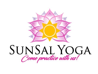 SunSal Yoga  logo design by desynergy
