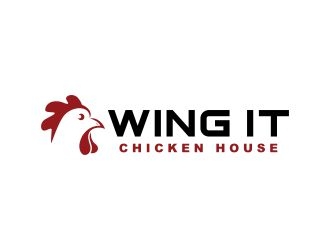 WING IT Chicken House logo design by arenug