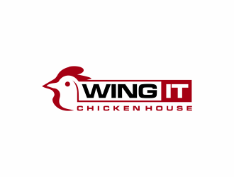 WING IT Chicken House logo design by ammad
