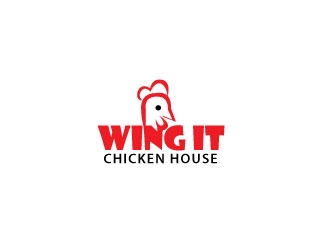 WING IT Chicken House logo design by pixelour