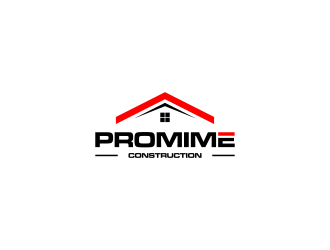 Promime Construction logo design by haidar