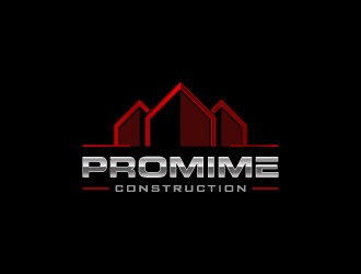 Promime Construction logo design by pencilhand