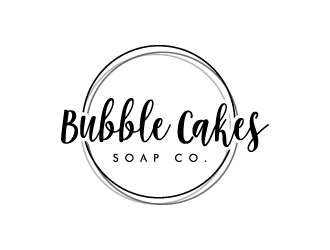 Bubble Cakes Soap Co. logo design by pencilhand