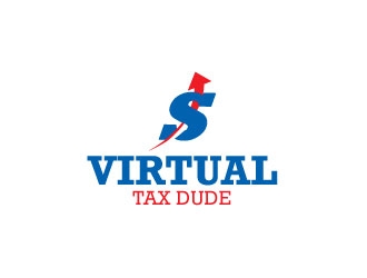 Virtual Tax Dude logo design by pixelour