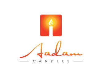 Aadam Candles logo design concepts #14