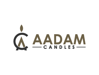 Aadam Candles logo design concepts #15