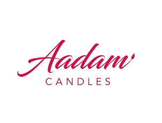 Aadam Candles logo design concepts #3