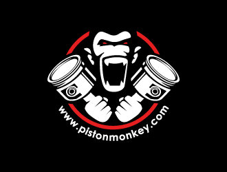 www.pistonmonkey.com logo design by Pode