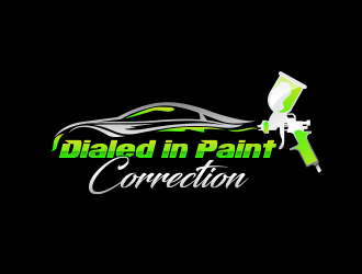 Dialed In Paint Correction logo design by scriotx