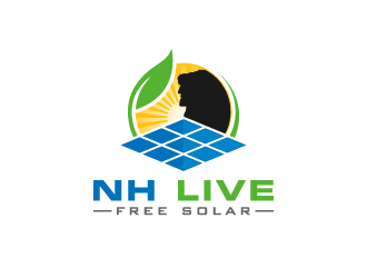 NH Live Free Solar logo design by pencilhand