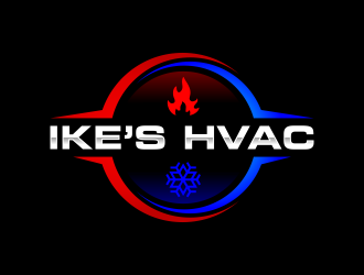 IKES HVAC logo design by ubai popi