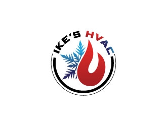 IKES HVAC logo design by Erasedink