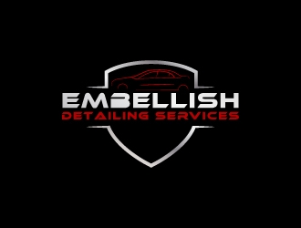 Embellish Detailing Services logo design concepts #1