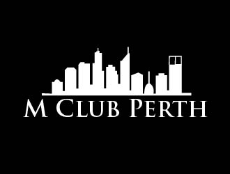 M Club Perth logo design by shravya