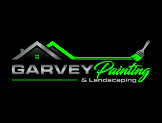 Garvey Painting & Landscaping logo design by ndaru