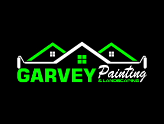 Garvey Painting & Landscaping logo design by pakNton