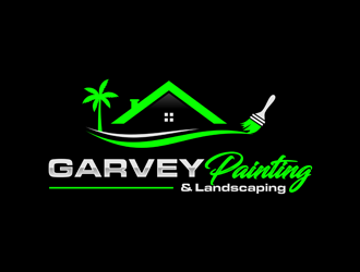 Garvey Painting & Landscaping logo design by ndaru