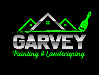 Garvey Painting & Landscaping logo design by BeDesign