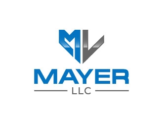 MAYER LLC logo design by pixalrahul