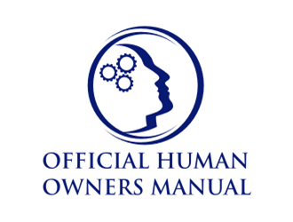 Official Human Owners Manual logo design by sheilavalencia