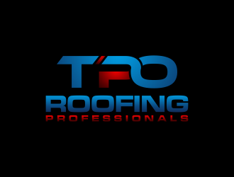 TPO Roofing Professionals logo design by p0peye