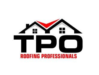 TPO Roofing Professionals logo design by ElonStark