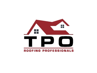 TPO Roofing Professionals logo design by jhanxtc