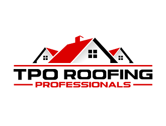 TPO Roofing Professionals logo design by haze