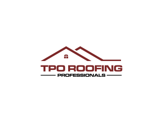 TPO Roofing Professionals logo design by haidar