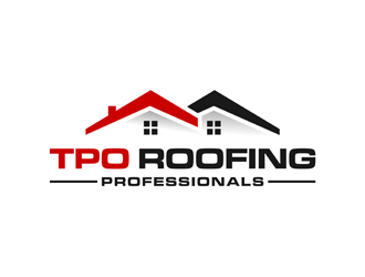 TPO Roofing Professionals logo design by alby
