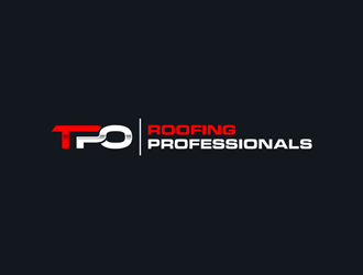 TPO Roofing Professionals logo design by alby
