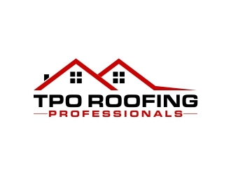 TPO Roofing Professionals logo design by dibyo