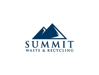 Summit Waste & Recycling logo design by wongndeso