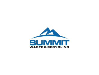 Summit Waste & Recycling logo design by oke2angconcept