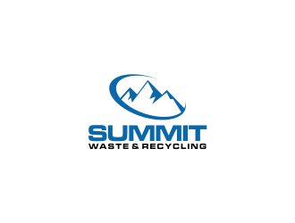 Summit Waste & Recycling logo design by oke2angconcept
