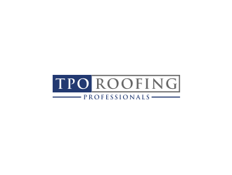 TPO Roofing Professionals logo design by bricton