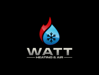 Watt Heating & Air logo design by RIANW
