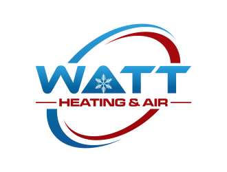 Watt Heating & Air logo design by RIANW