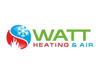 Watt Heating & Air logo design by ruki