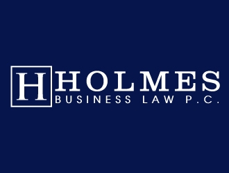 Holmes Business Law P.C. logo design by LogOExperT