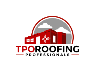 TPO Roofing Professionals logo design by pakderisher