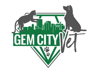 Gem City Vet logo design by DreamLogoDesign