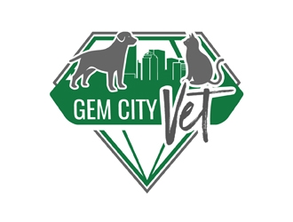 Gem City Vet logo design by neonlamp